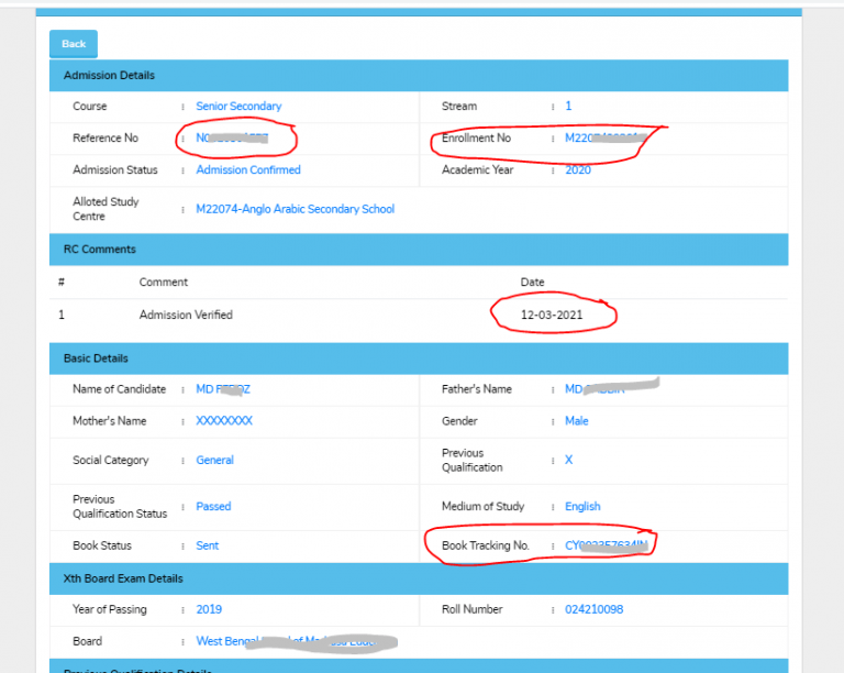 nios assignment status check